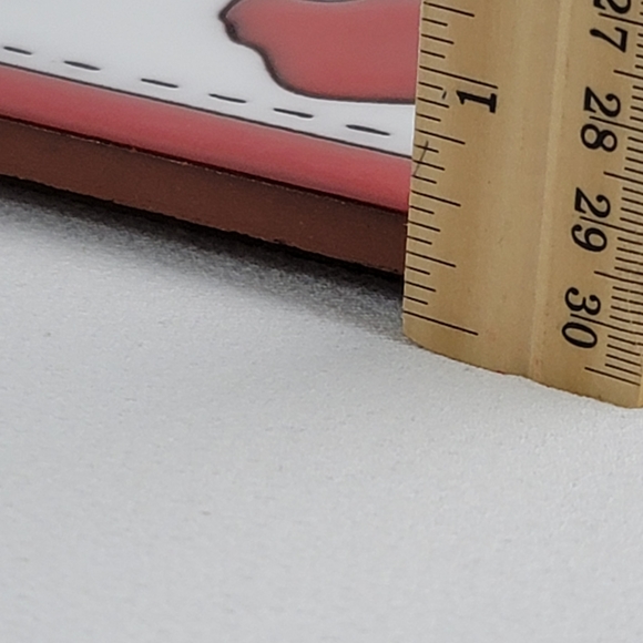 Cleo Teissedre Hand Painted Ceramic Tile - Santa - Picture 8 of 11